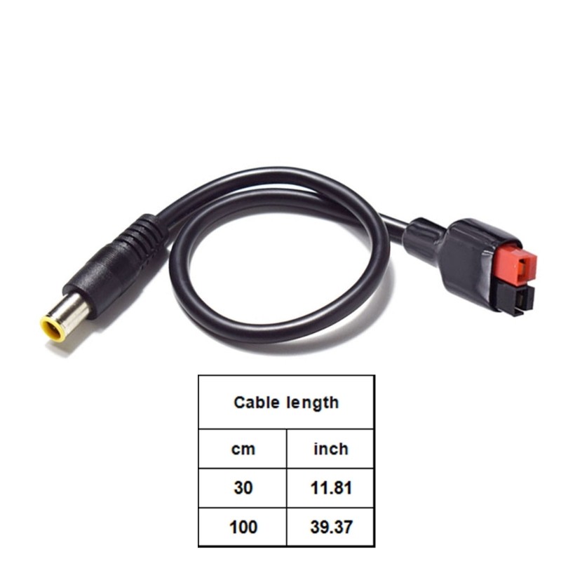 30A Solar use wire set with black cover and extra tip for input charging