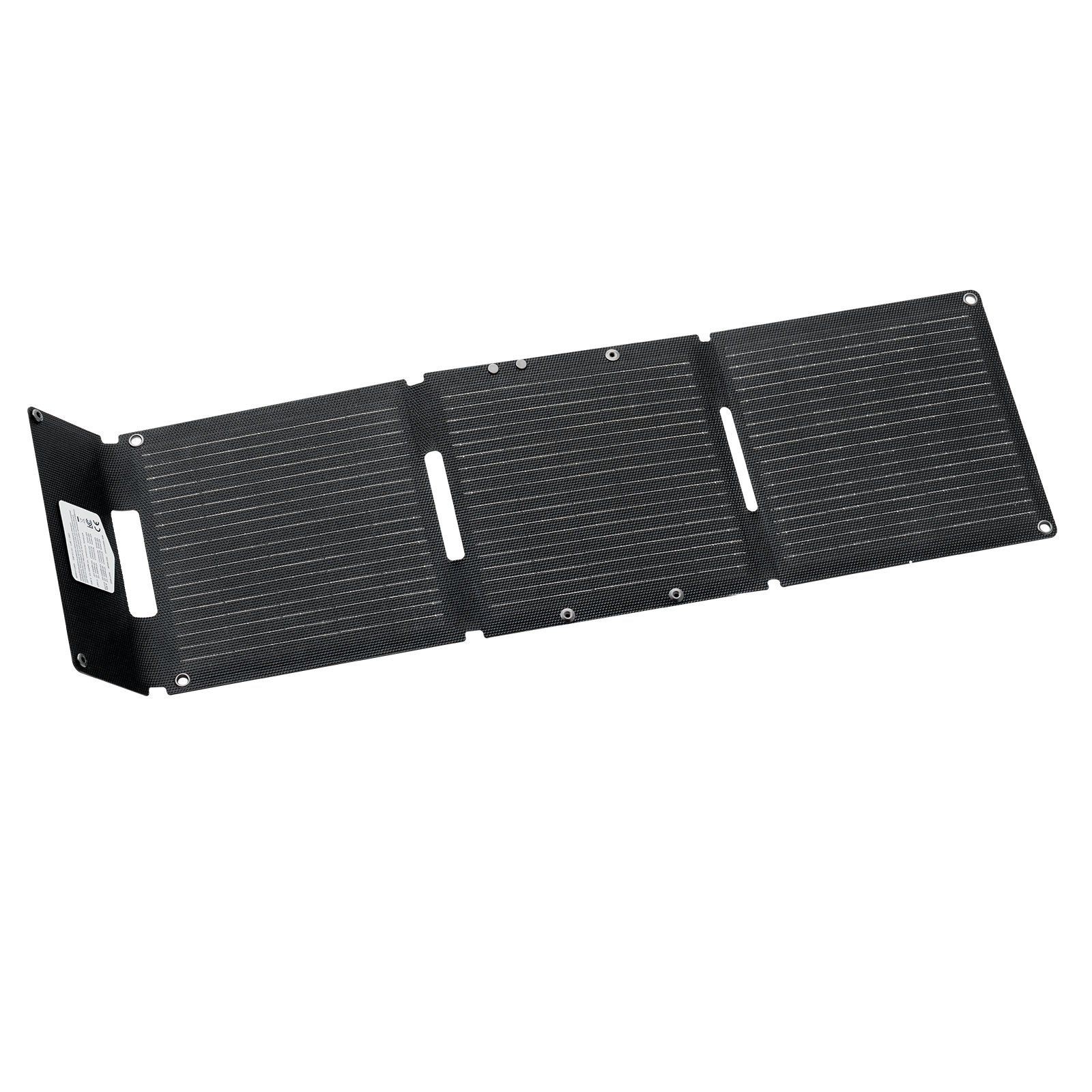 N-Type 30W Foldable Solar Panel, 16BB Mono Cells, USB-A/QC3.0/Type-C, IP65
