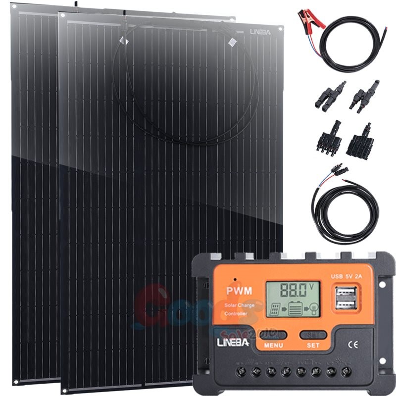 400W Mono Solar Panel 25.2% High Efficiency Farm Home Shed Rooftop On/Off Grid