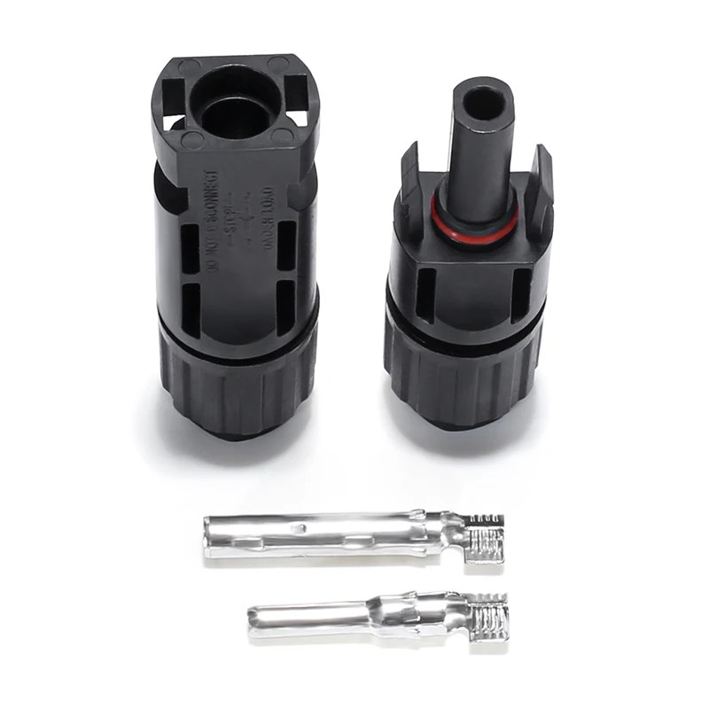 50 Pairs PV Connector 1000V DC 30A Male Female for 2.5/4/6mm² For Solar Cable