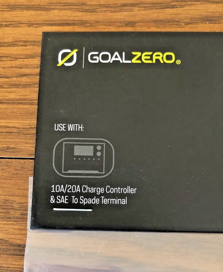 Goal Zero SAE to RING Terminals Cable use with Charge Controller # 98375