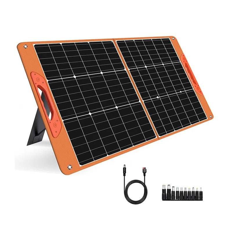 18V 100W Portable Solar Charger Foldable Solar Panel For Ourdoor Camping Travel