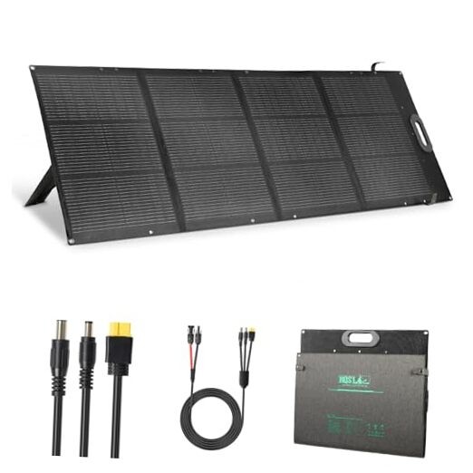 Ultra-Light Portable Solar Panel for Power Station & Solar Generator, 25% 200W