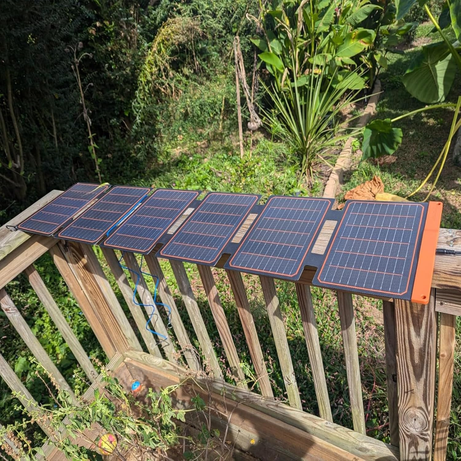 60W Foldable Solar Panel, Portable Solar Charger with USB-C/USB-A QC3.0/DC 20-28