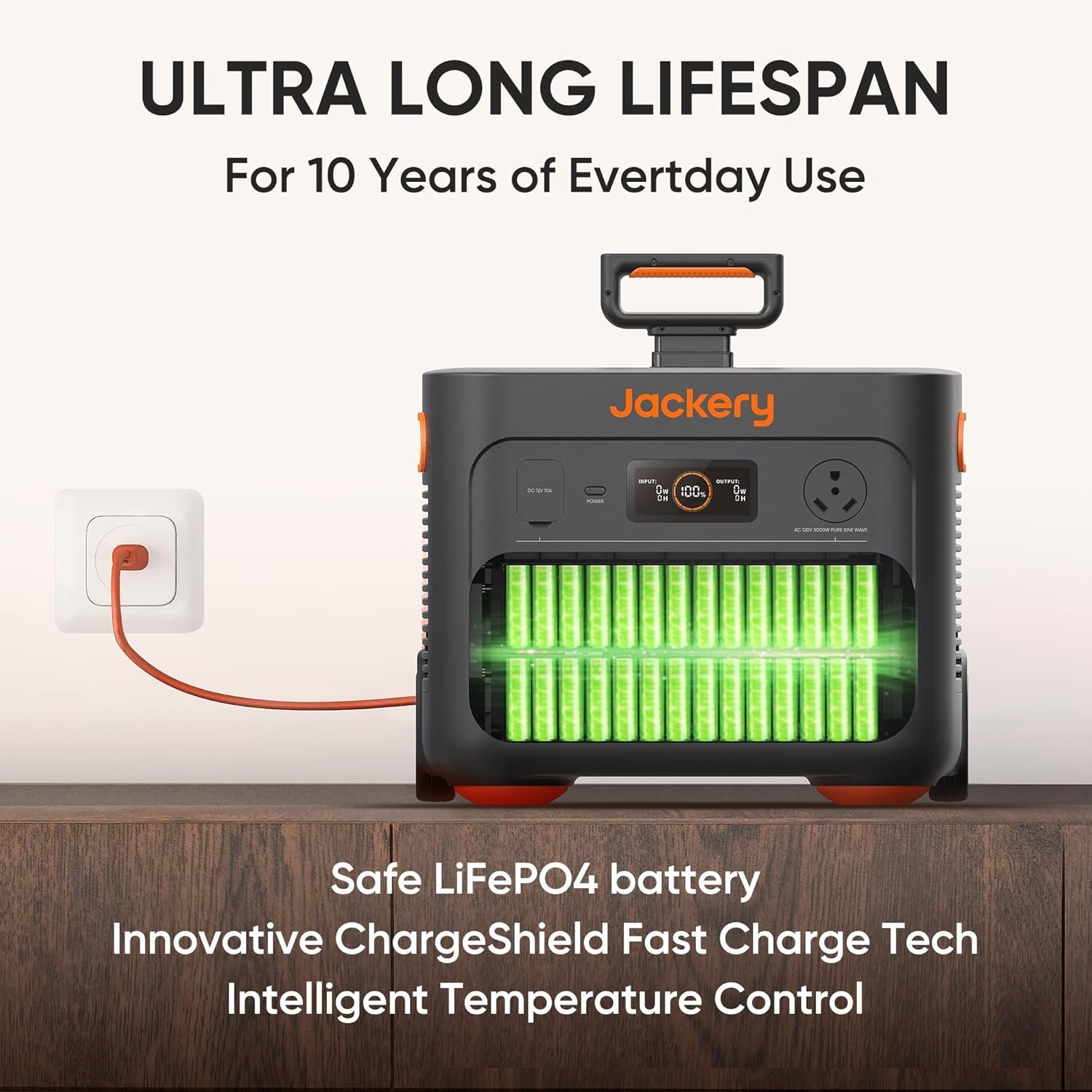 Jackery Explorer 2000 Plus Black Portable Power Station with 500W Solar Panel