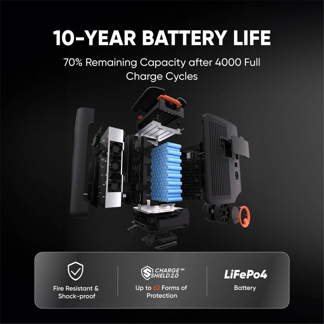 Jackery 5000 Plus 10kWh 7200W Home Backup System + Solar + Battery + Transfer