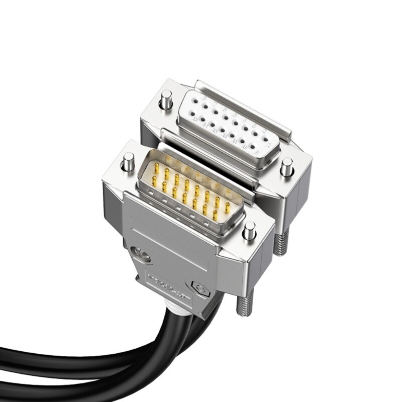 1.5m-30m DB15 15Pin Extension Cable Wire Data Cord in Multiple Lengths