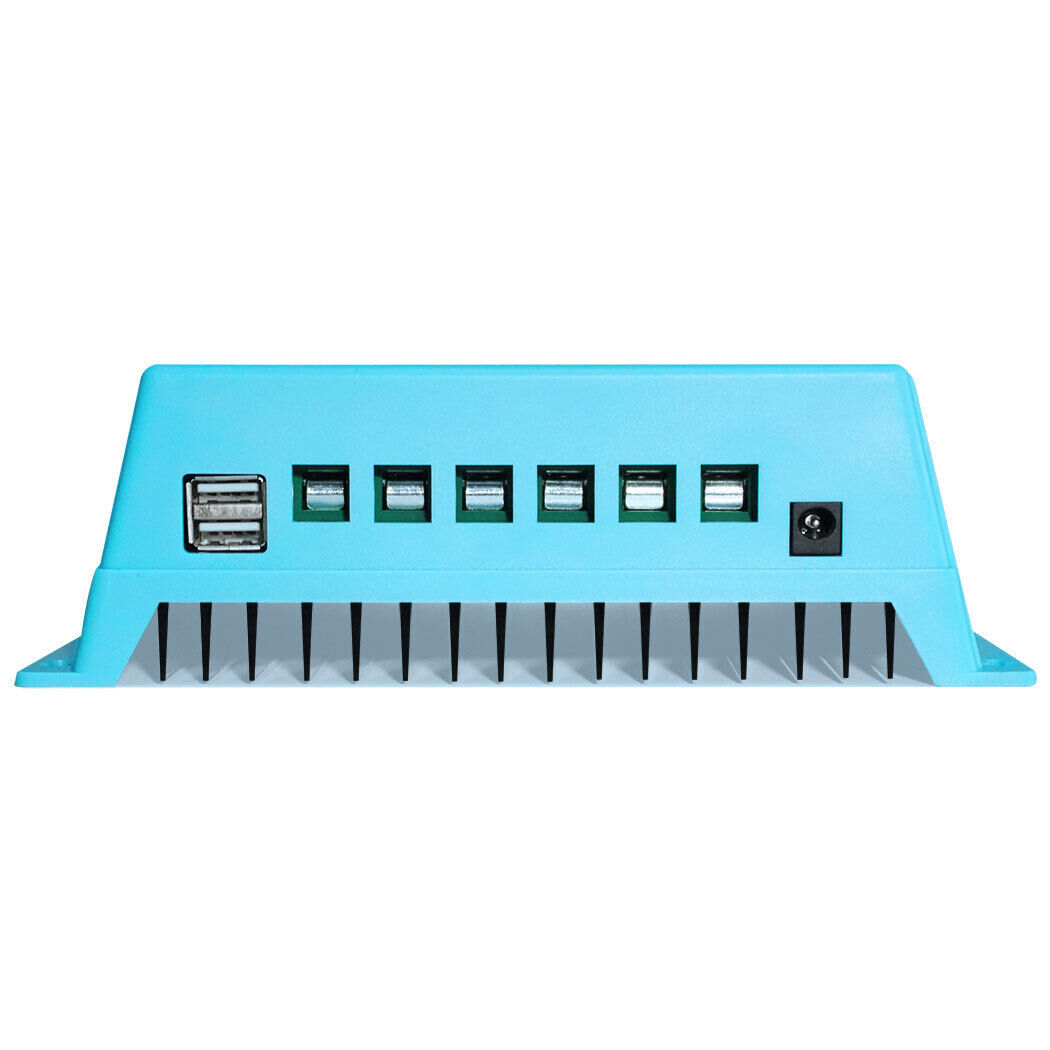 MPPT Solar Charge Controller 60A 80A 100A LCD Display Max 100V Input Dual USB