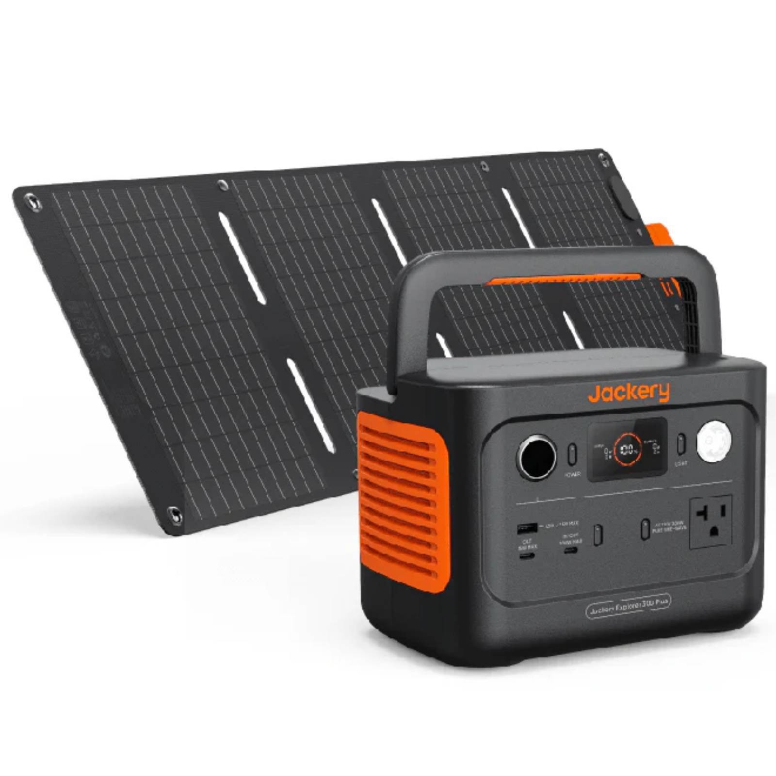 Jackery Explorer 300 Plus Solar Generator + SolarSaga 100W Portable Solar Panel