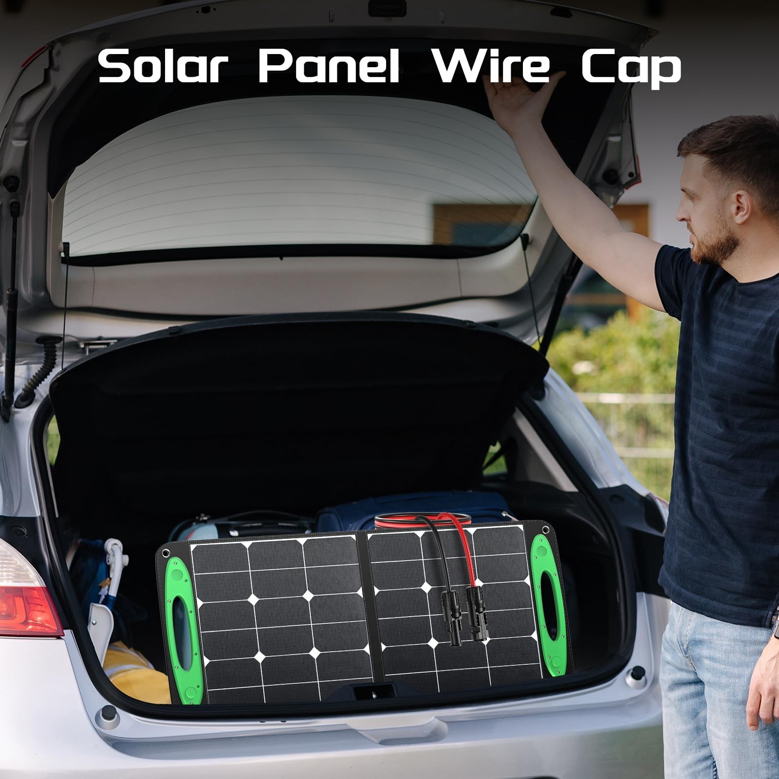 100 Pairs Solar Connector Caps, IP68 Waterproof Dust Covers for Solar Panels