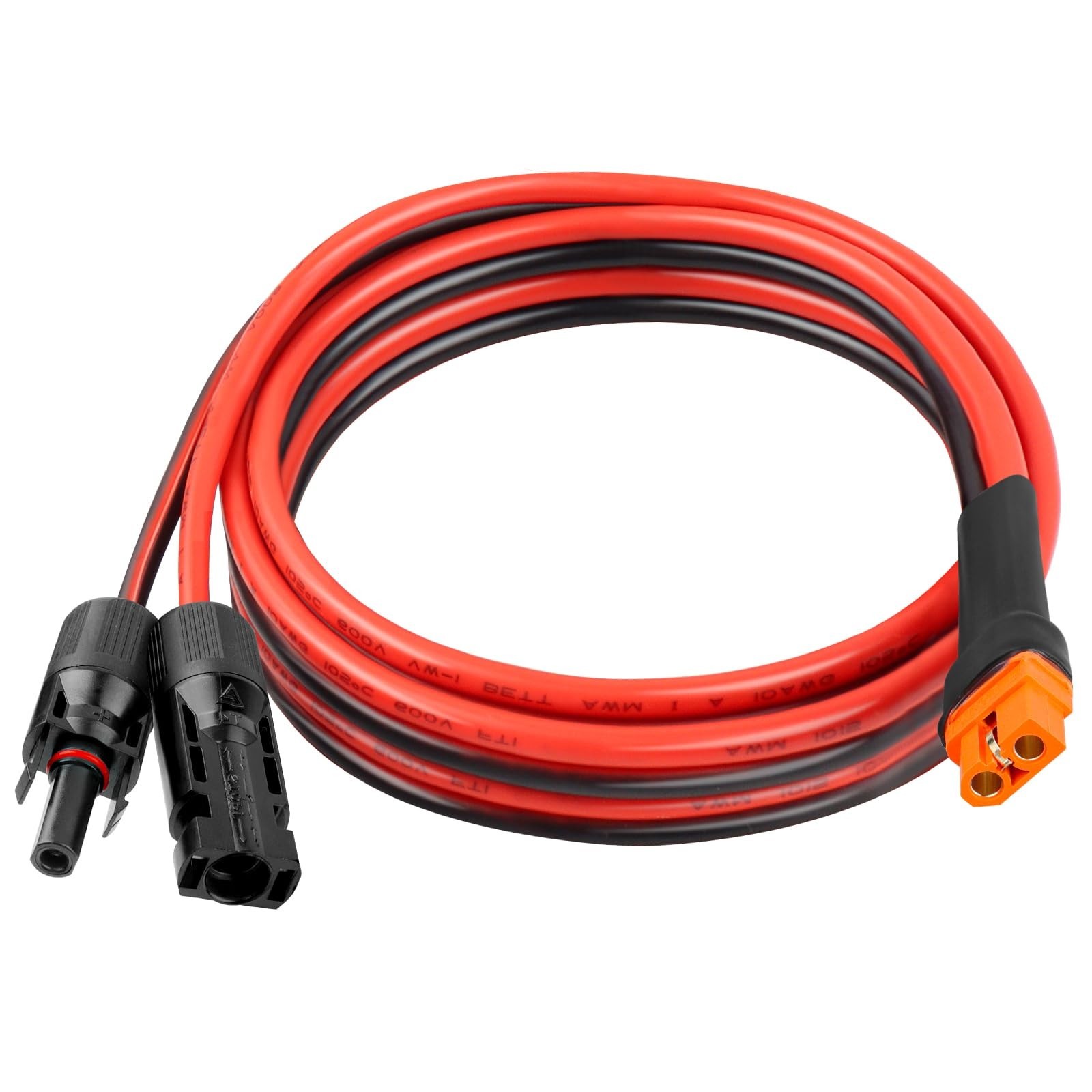 10AWG 6FT Heavy Duty Solar XT60i Extension Cable for Power Station, RV, Battery