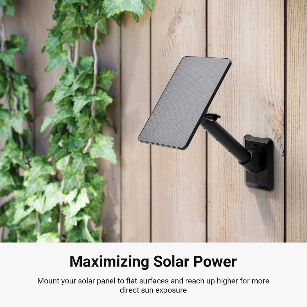 Universal Solar Panel Wall Mount for Ring, Eufy, Arlo, Wyze, Reolink Solar Pa…