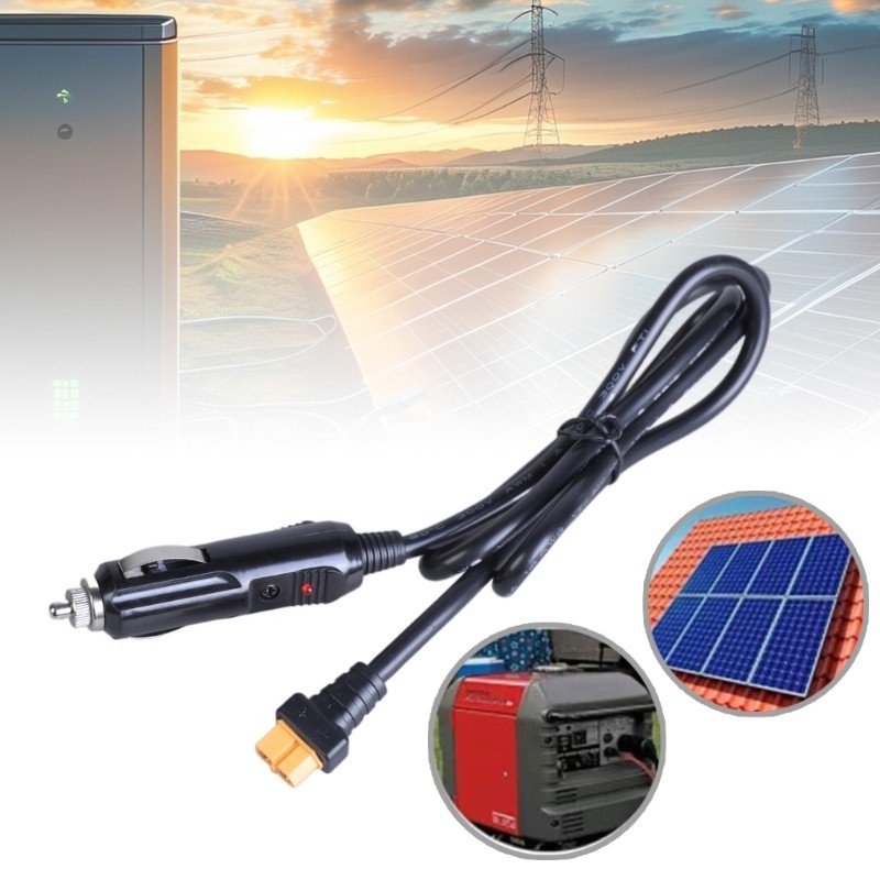 Car Charging Power Adapter to XT60 Extension Power Cable Compatibles 12V/24V
