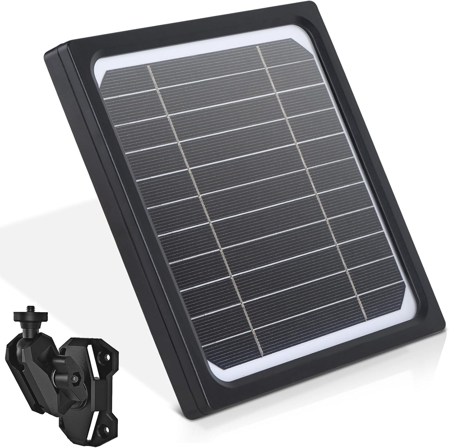 5W 12V Solar Panel for Trail Camera with 5200mAh Rechargeable Battery – Wate…