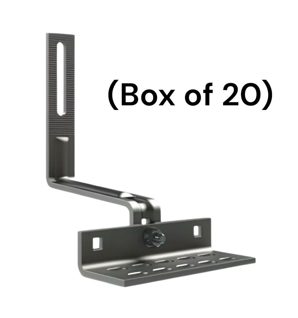 20X Unirac Solar Roof Adjustable Tile Hook 17518 Tile Attachments Box Of 20