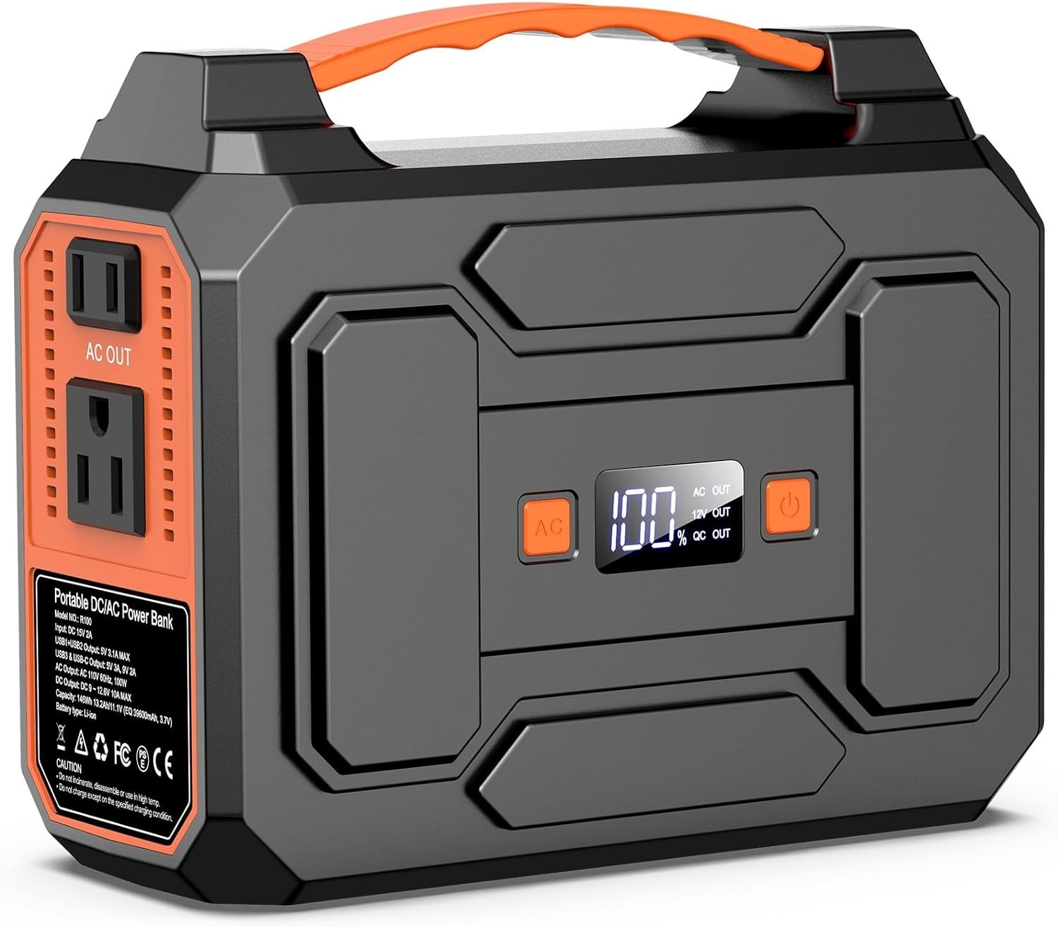 Apowking R100 Portable Power Station 146Wh 39600mAh