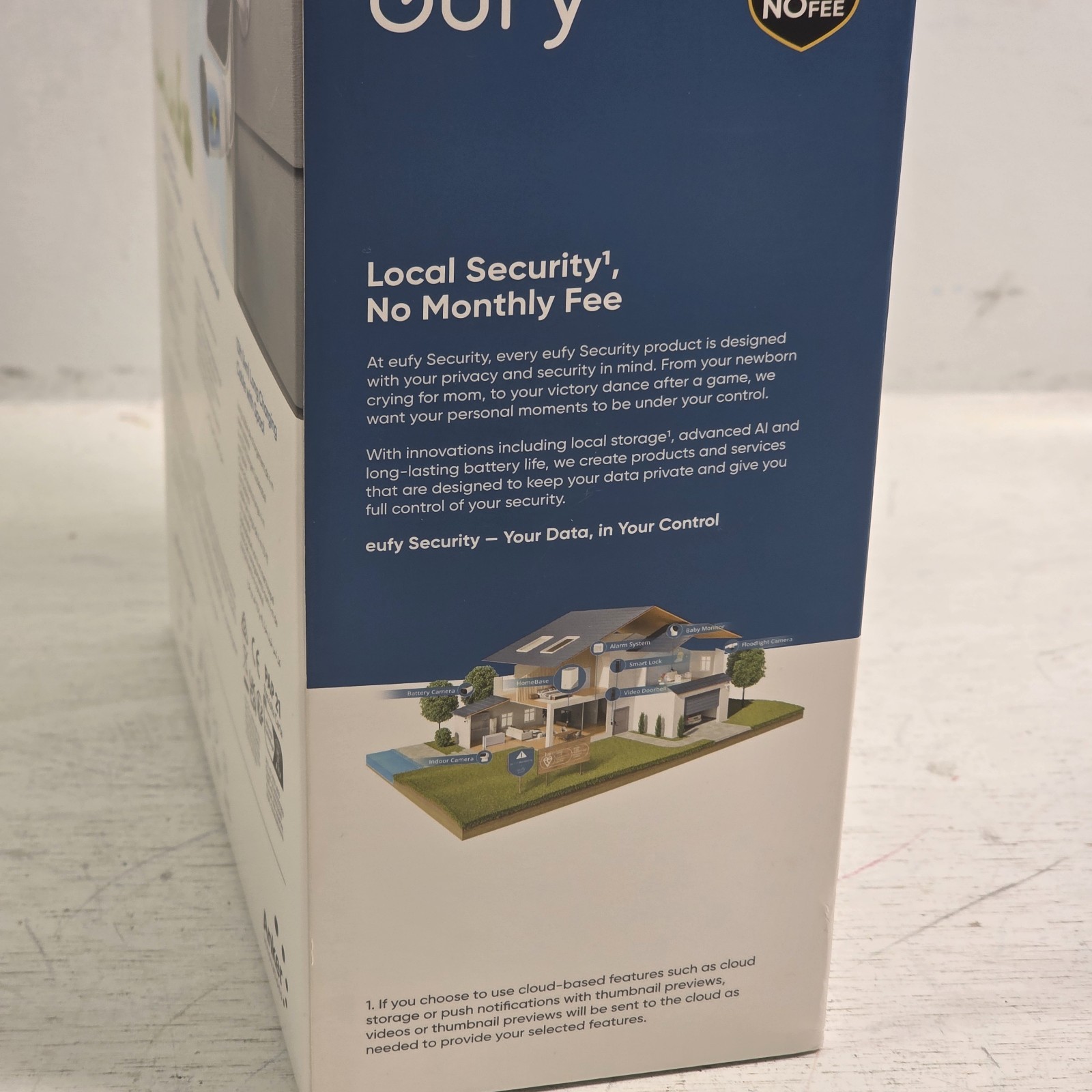 eufy Solar Panel 2.6W IP65 Weatherproof For eufyCam Outdoor Security Camera New!