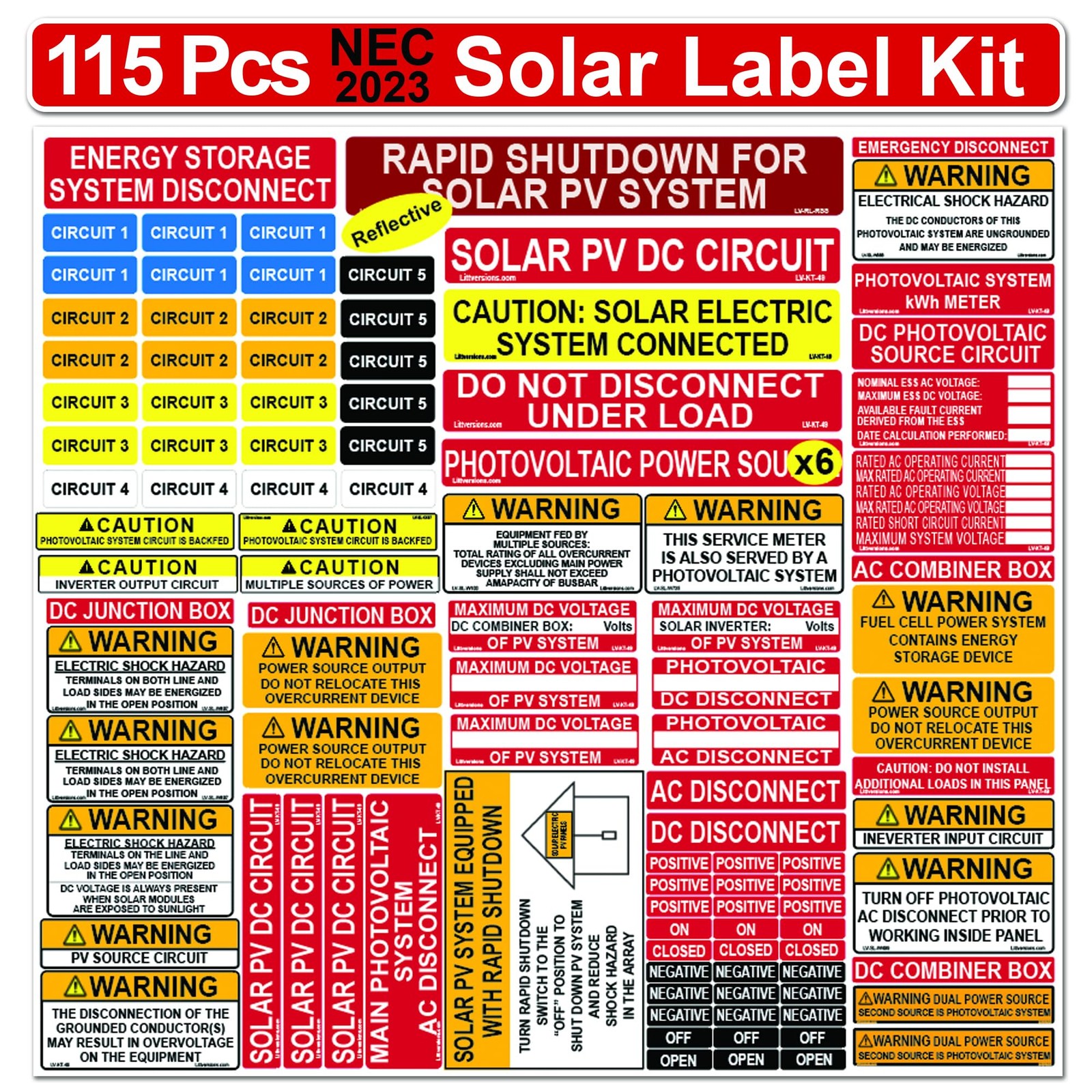 Ultimate 115 Pack 2017/2020/2023 NEC Code Compliant Photovoltaic Solar System…