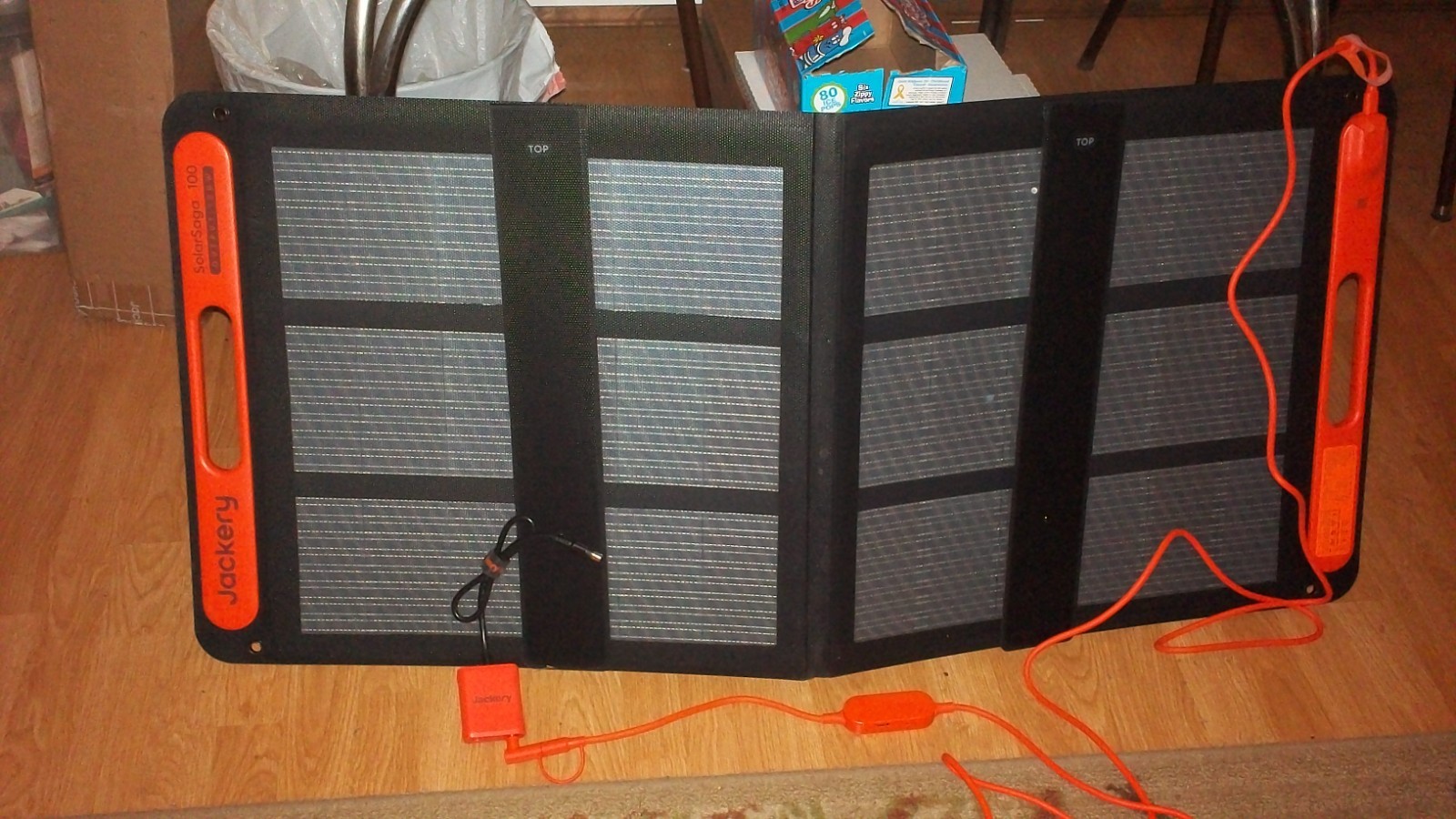 (2) NEW, Jackery SolarSaga 100 panels with all cables.