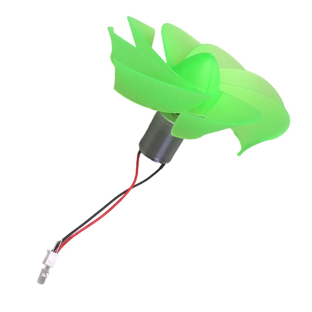 Vertical Wind Turbine Model with LED Light for Classroom and Home Projects