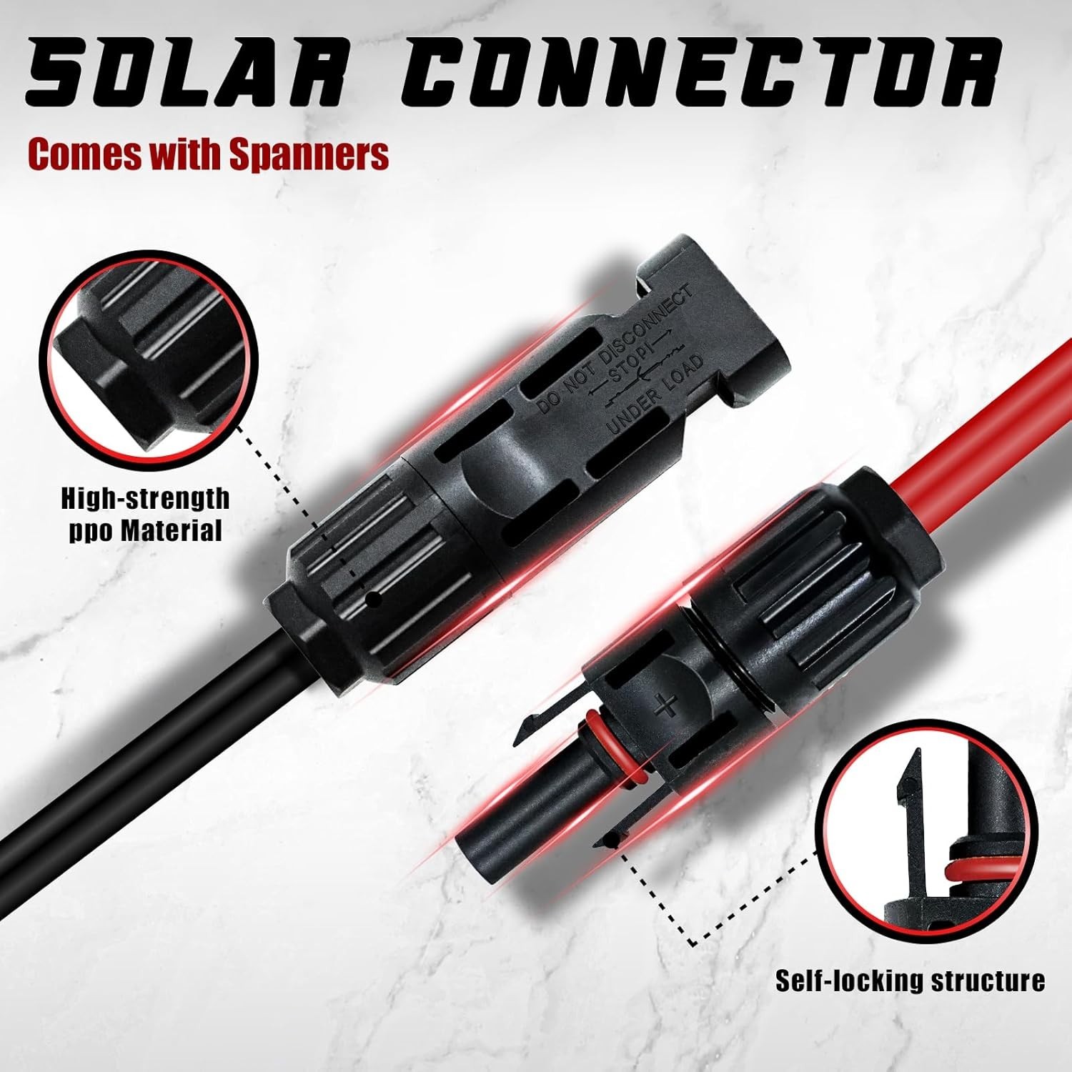 Comprehensive 24 PCS Solar Connector Set with 2 Spanners – Optimal for Any Setup