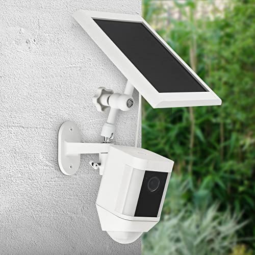Wall Mount Solar Panel Holder for Ring Stick Up Cam Battery Spotlight Plus Pro