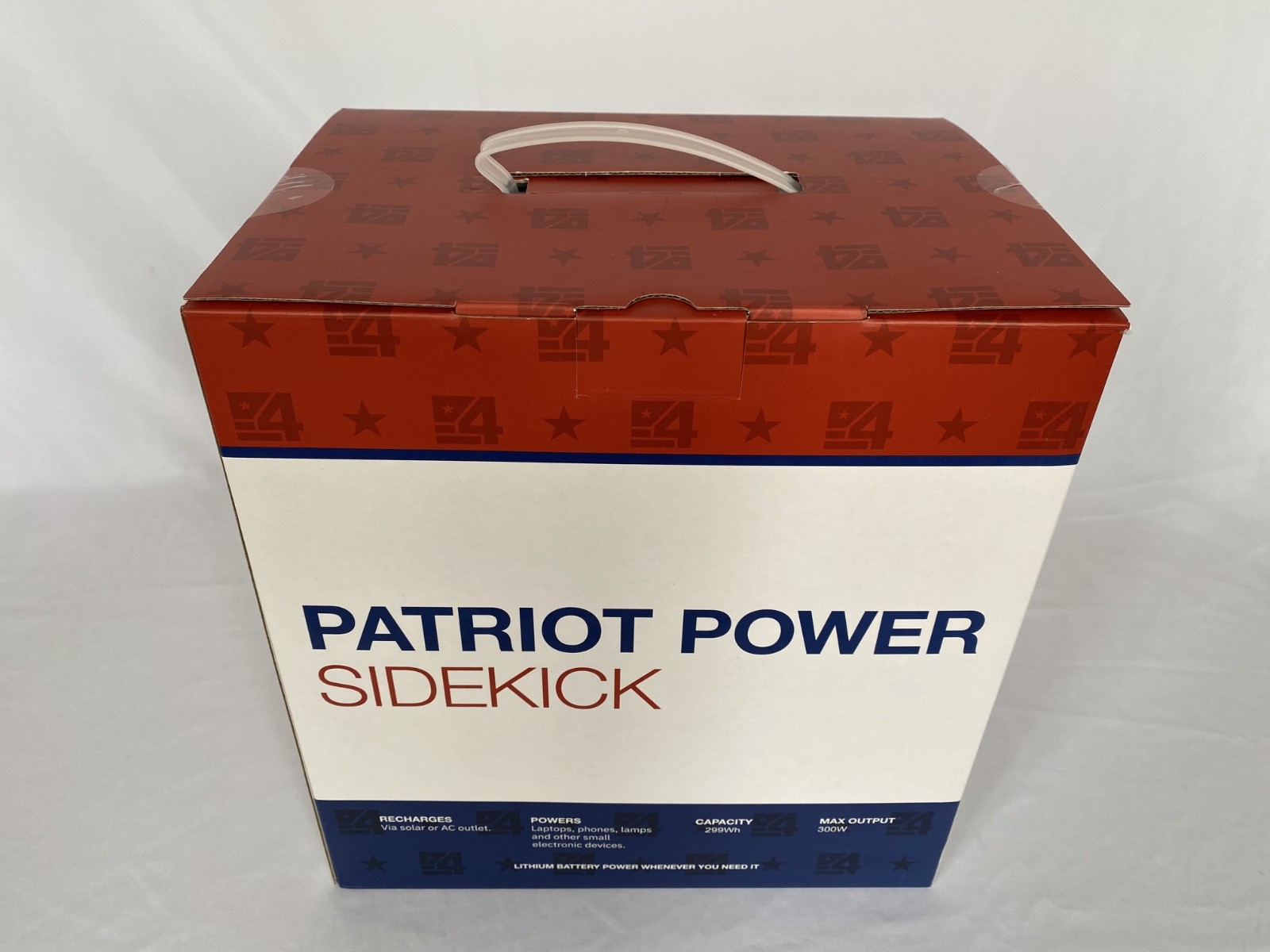 4Patriots Patriot Power Sidekick Portable Power Station 299Wh 300W NEW SEALED