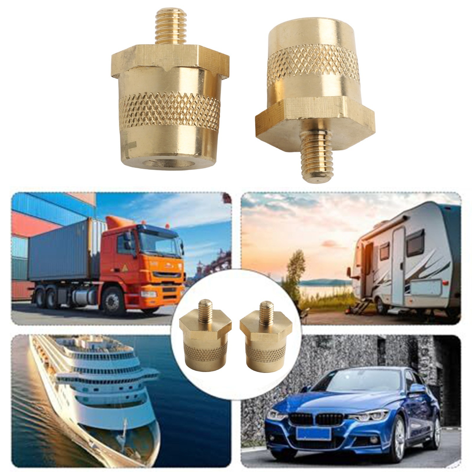 Battery Terminal Adapters in Brass Material for Efficient Power Transfer