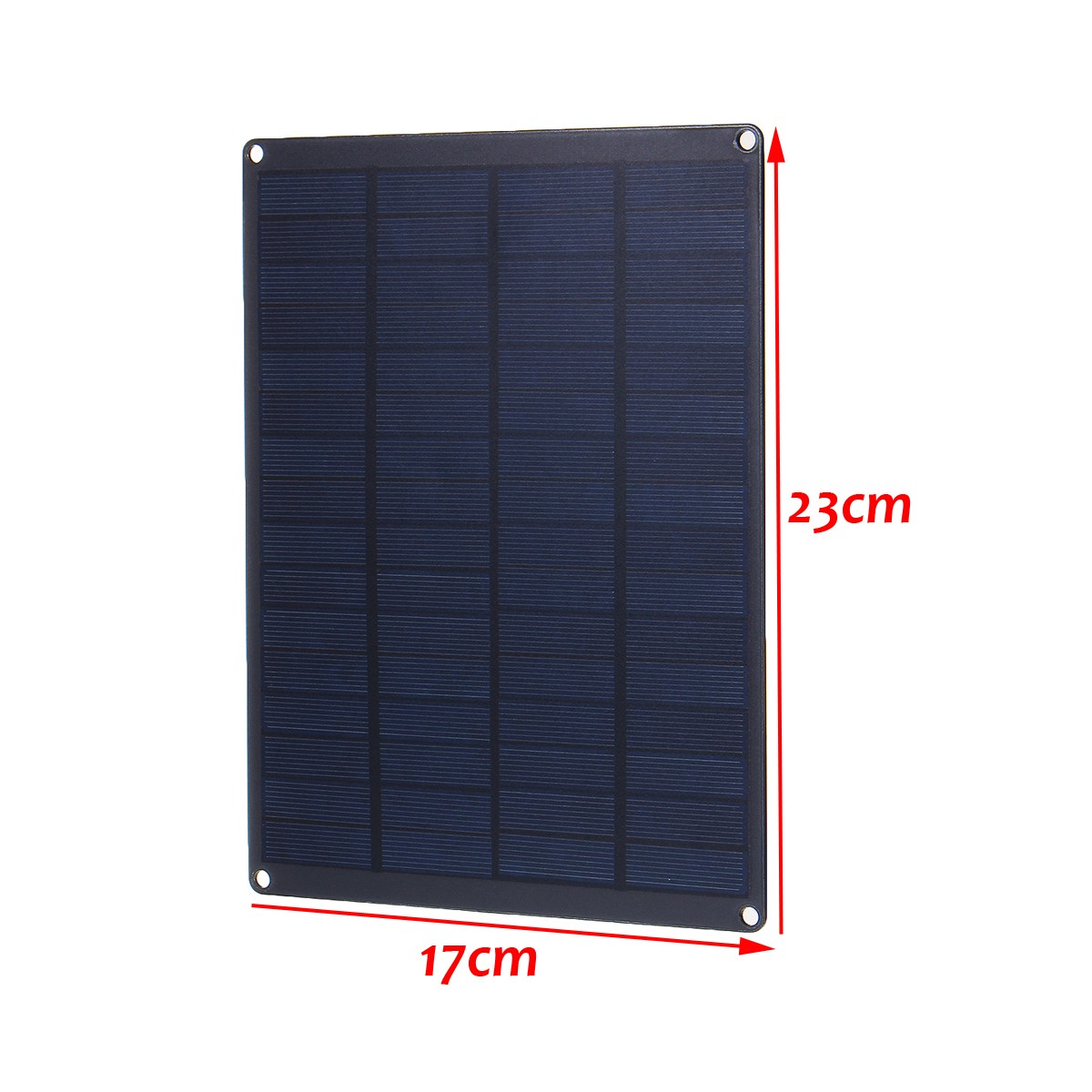 12V 5W Solar Panel and 5V Battery Charger Kit For RV Boat Car Camping Marine