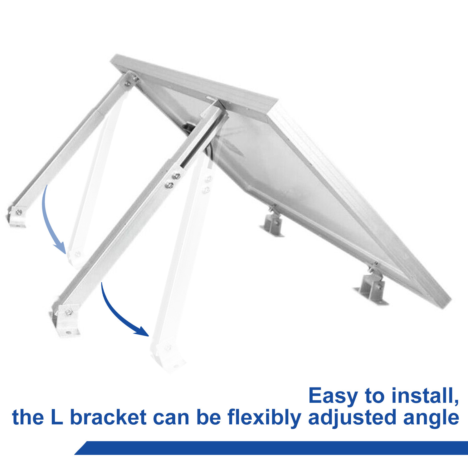 Adjustable Solar Panel Mount Brackets For RV Roof Boat Shed Any Flat Surface