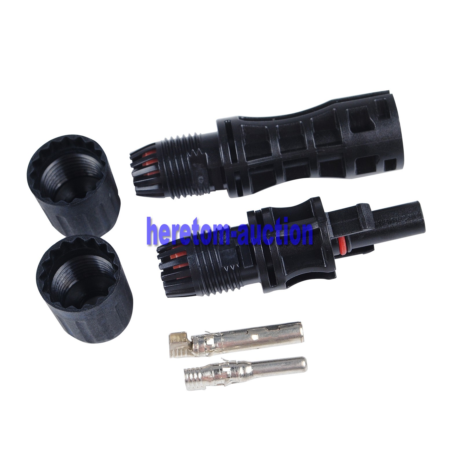 Lot 1-100 Pairs Connectors For IP67 MC4 Solar Panel 1500V 30A Line Plug Socket