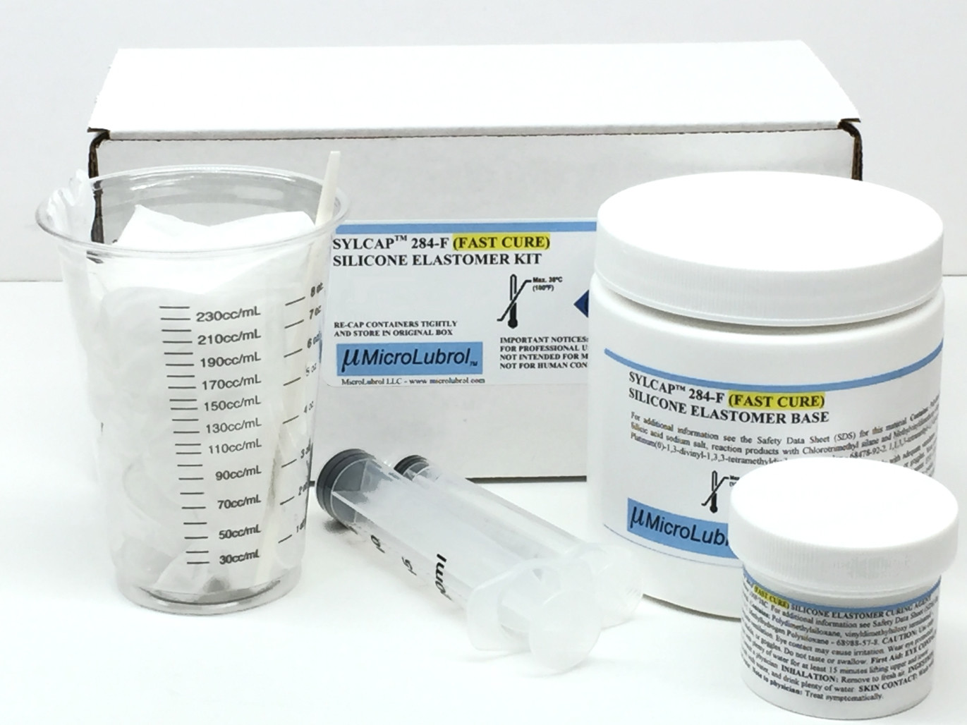 MICROLUBROL SYLCAP 284-F Fast Cure Silicone Elastomer Encapsulant Solar Sylgard