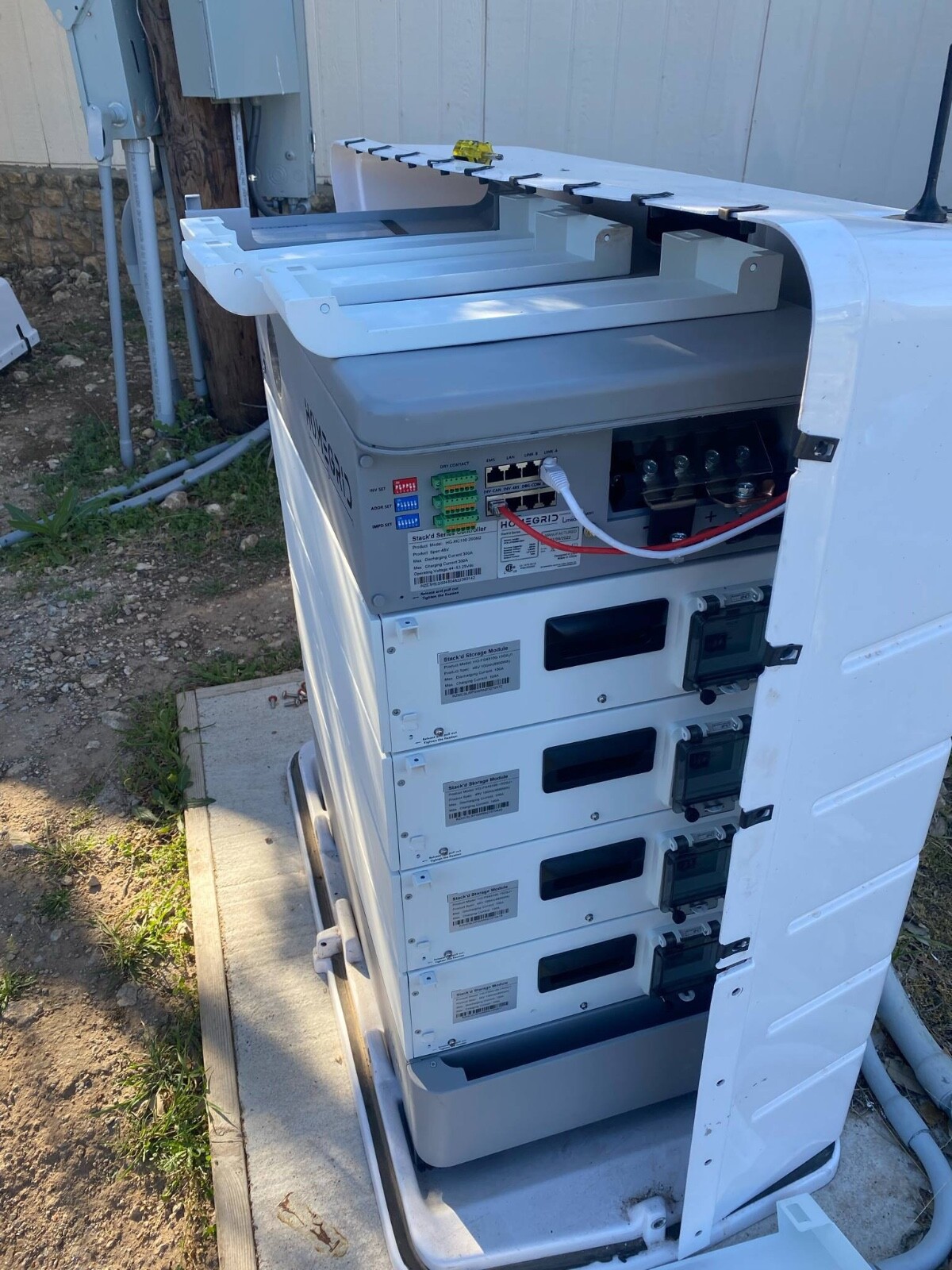 ONE (1) Lithion HomeGrid Stack’d Series 4.8kWh Module Batteries no BMS/Base