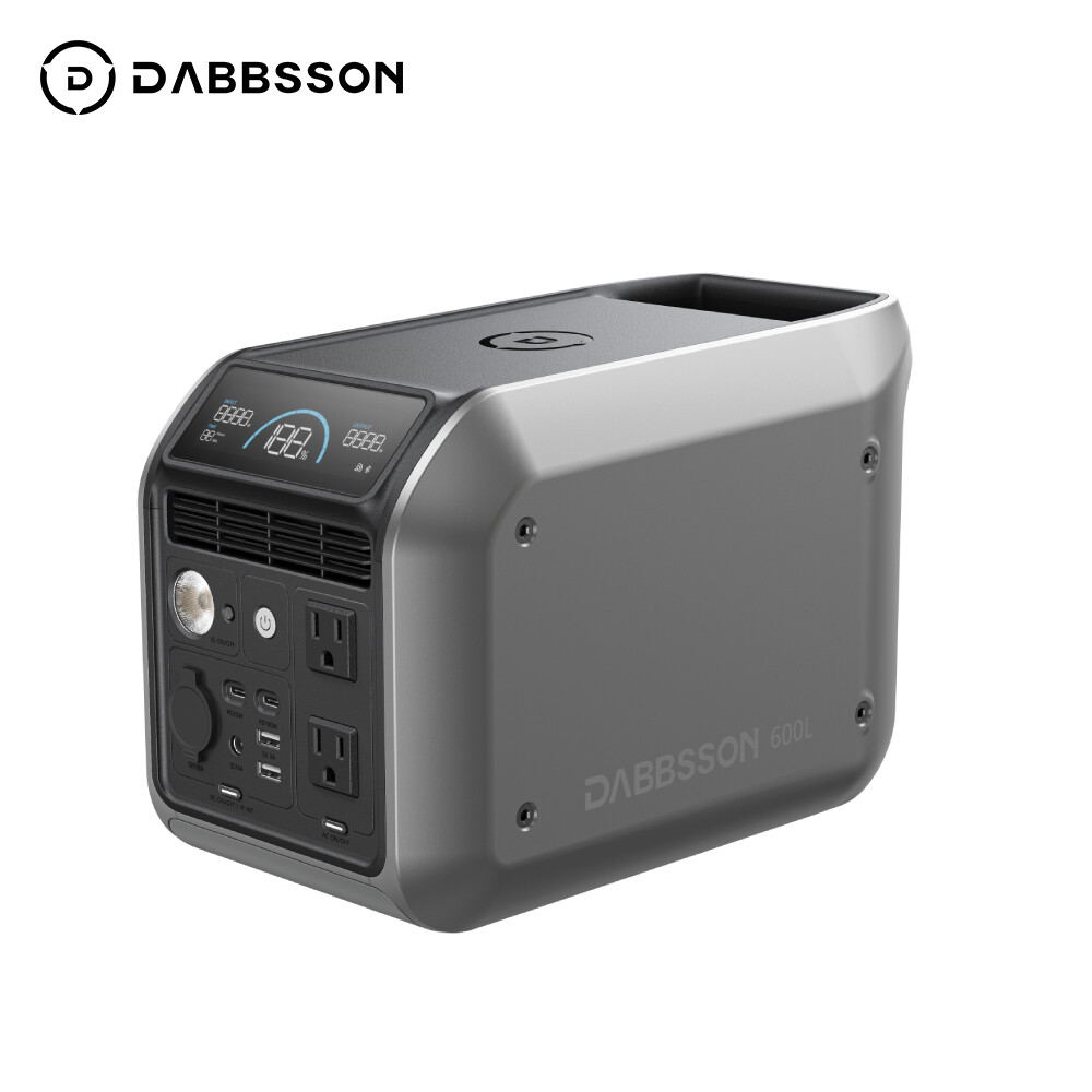 Portable Power Station 768Wh 600W Solar Generator Outdoor Camping Dabbsson 600L