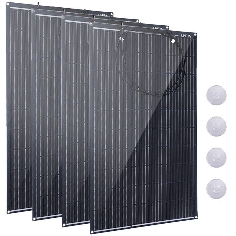 400W 200W High Efficiency PV Mono Solar Panel 12V Home Boat Camping RV Off Grid