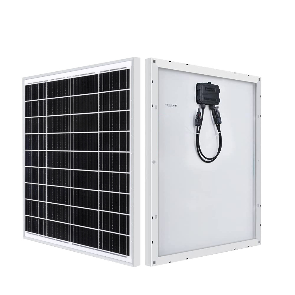 Single-sided 100W Watt 12V Solar Panel Mono HighEfficiency PV for Sunshed Roof
