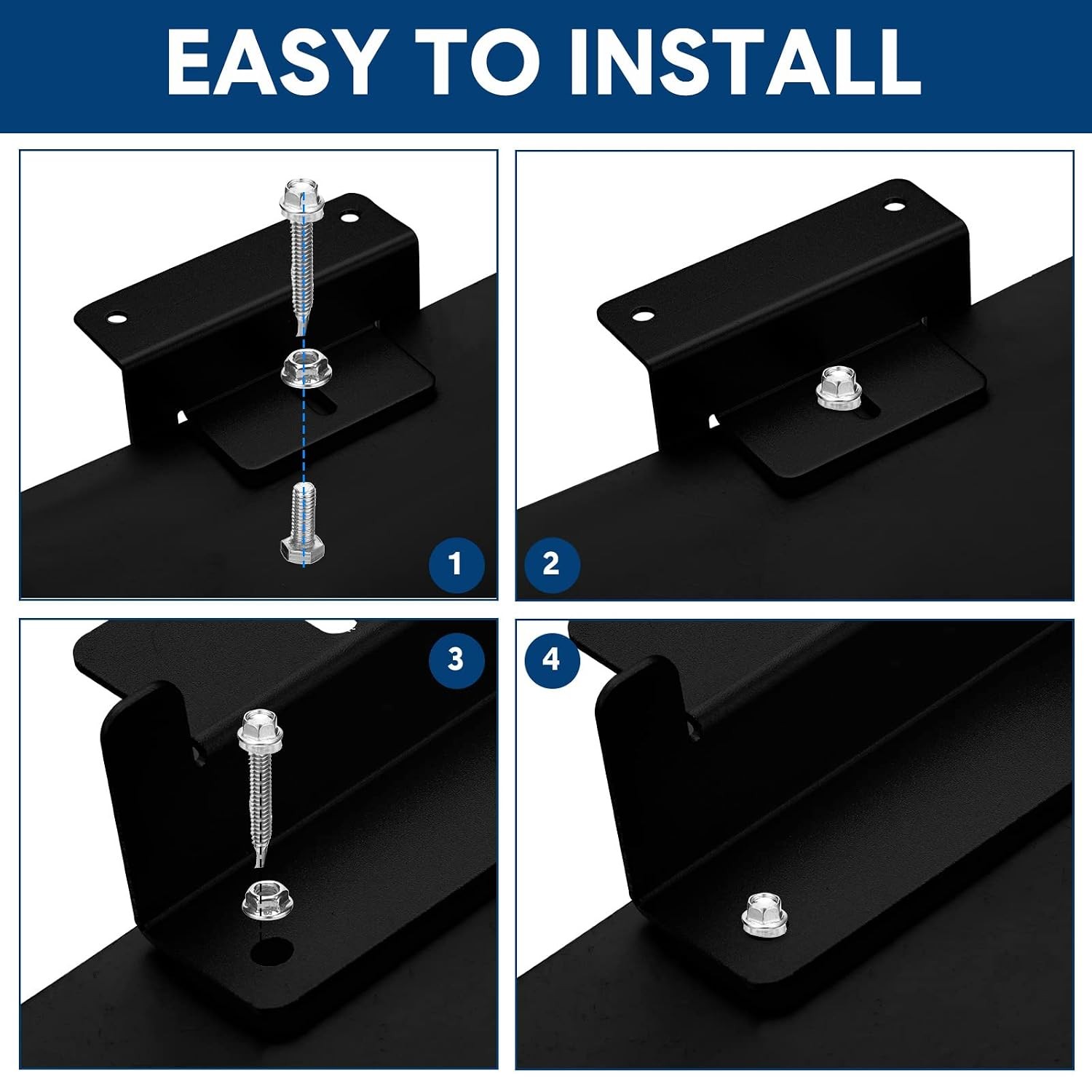 40mm Aluminum Solar Panel Mounting Brackets Z Bracket 40 Sets Tatuo Solar