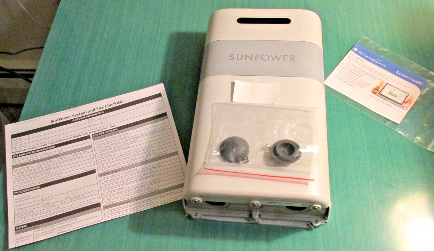 SunPower PV Supervisor 5X – Solar Monitoring System – NIB (Open box)