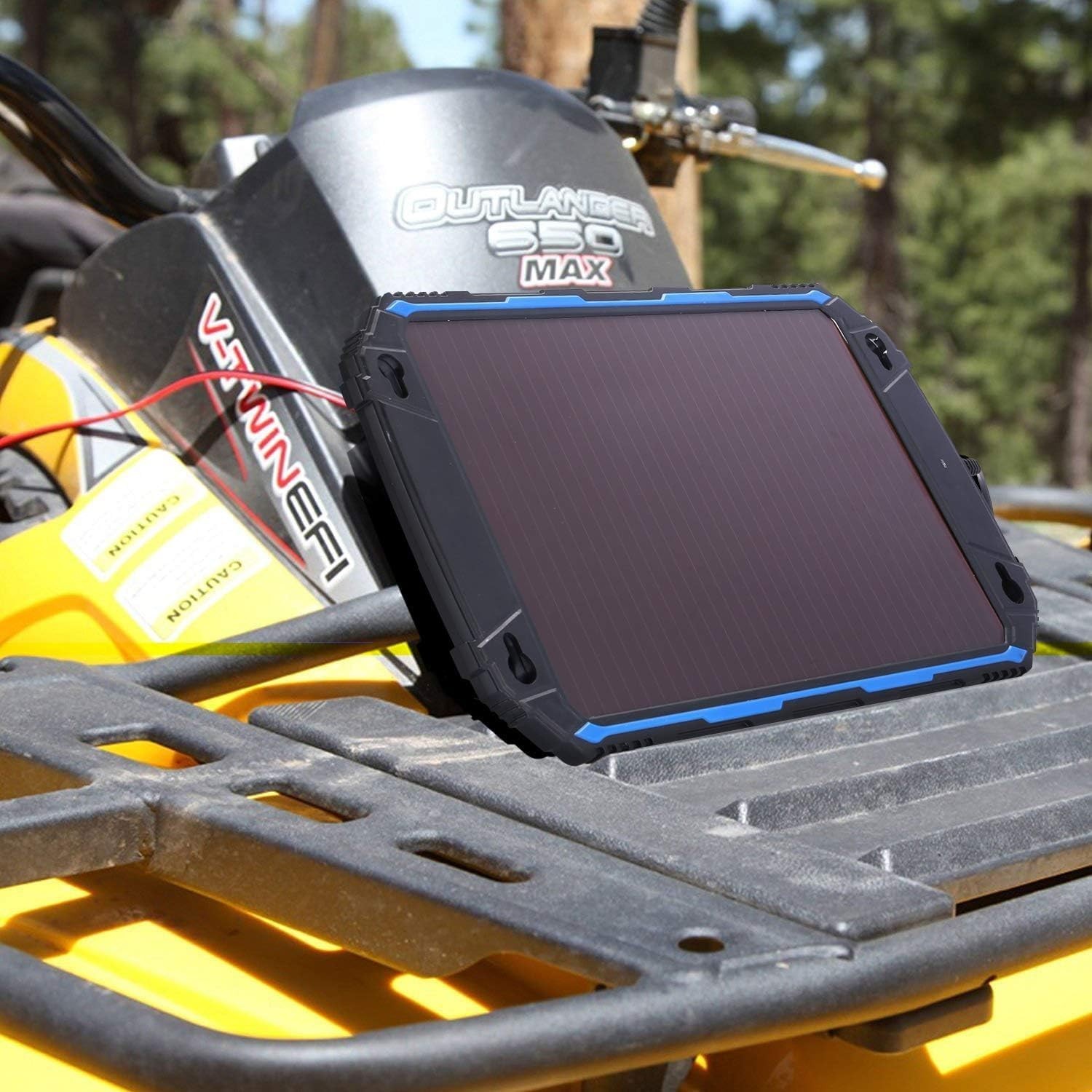 Waterproof 5W 12V Solar Battery Charger & Maintainer Pro, Built-in UltraSmart…