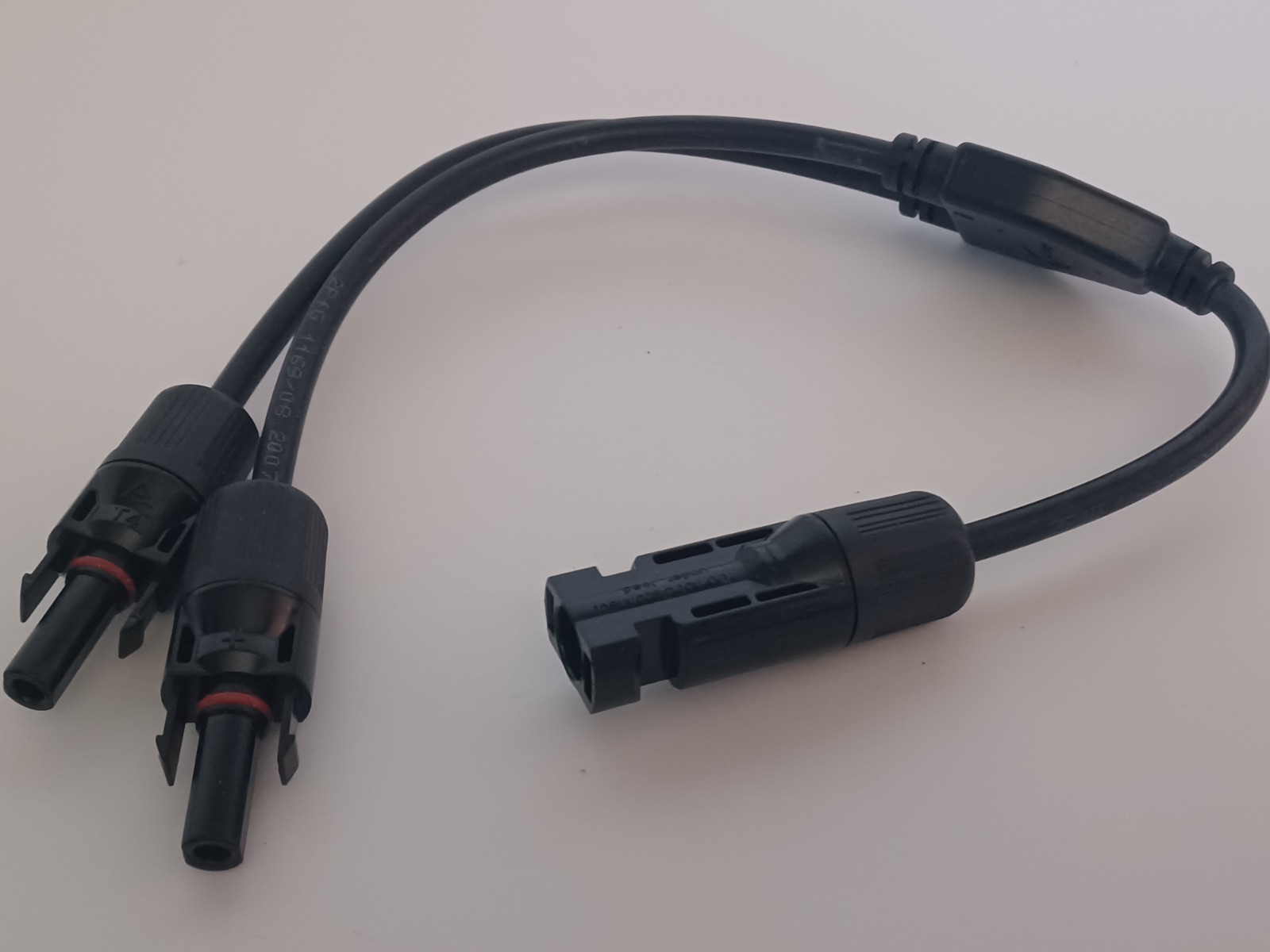 Y Branch Connector Cable Solar Panel Cable Connector Parallel Connector