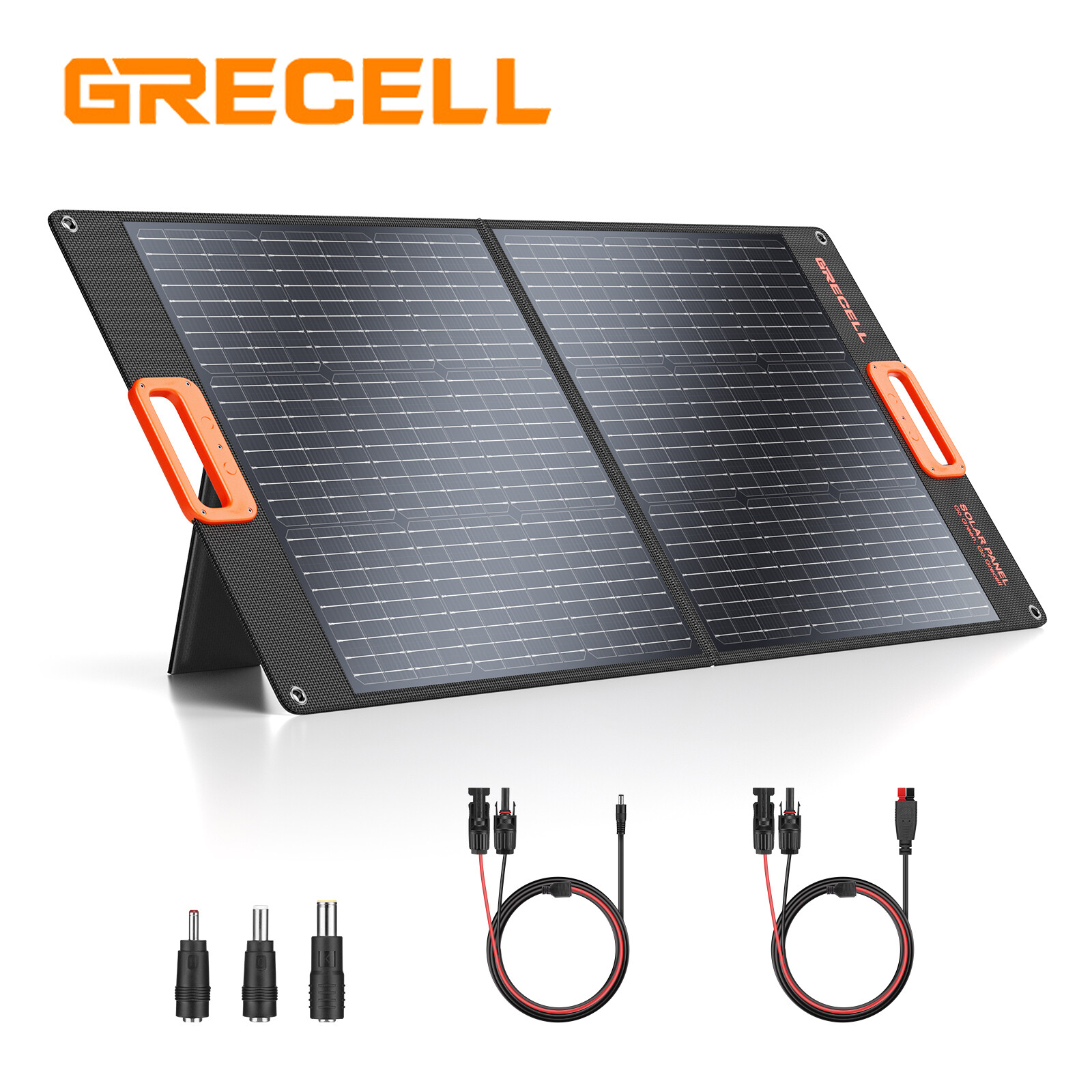 GRECELL Portable 100W 200W Solar Panel Kits Foldable Charger for Solar Battery