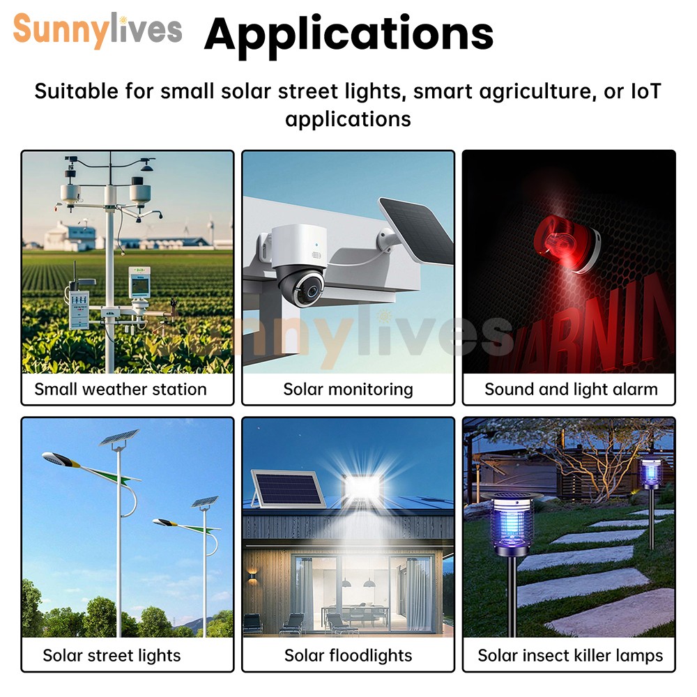 6-24V Solar Panel Power Management Module 5V 3A Supports MPPT, PD QC FCP SFCP