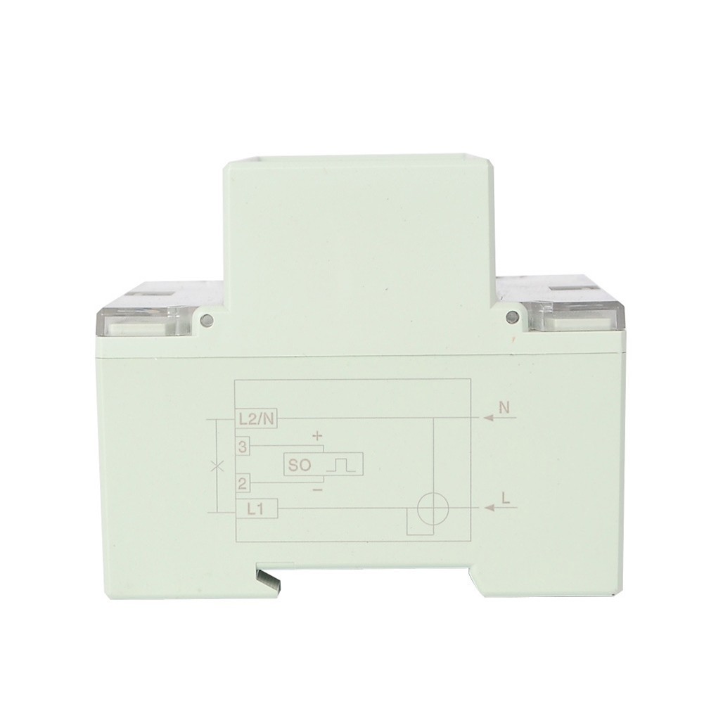 Current Rating Wattmeter 100A with Clear LCD Display for Low Light Use
