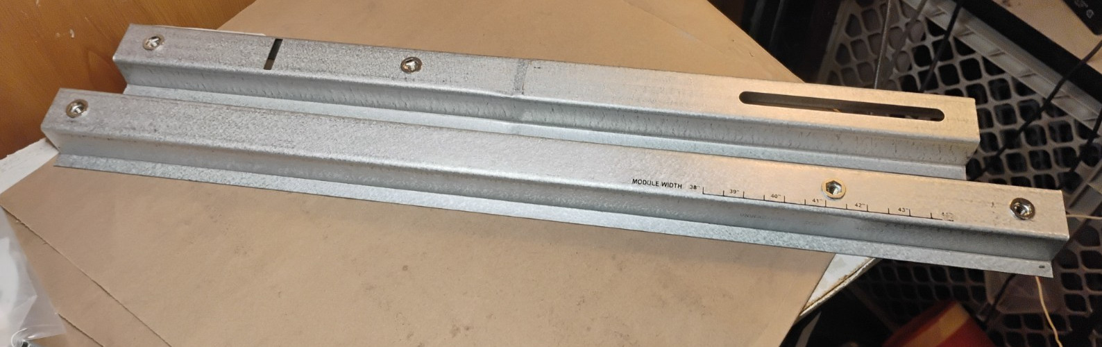 Unirac Solar Gridflex Mid Rail, Mill 4′ -9.5″ – Fast Ship