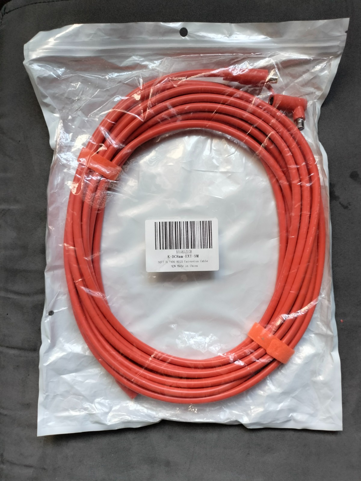 30FT 12AWG Extension Cable for Solar Generators, 8mm Female to Male DC7909 So…
