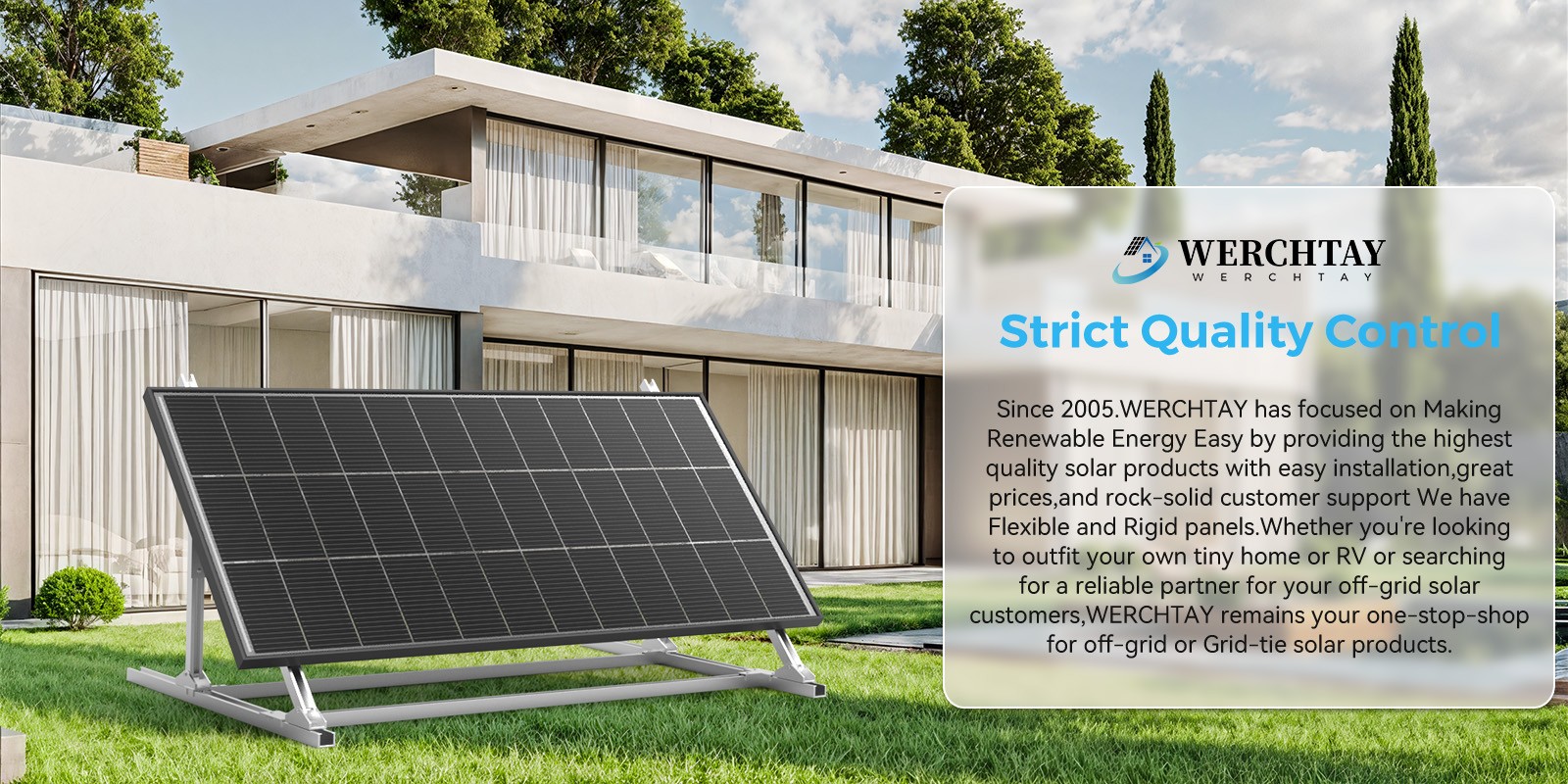 200W Bifacial 2Pack Solar Panel 12V Solar Battery Home PV Off-Grid Boat Solar RV