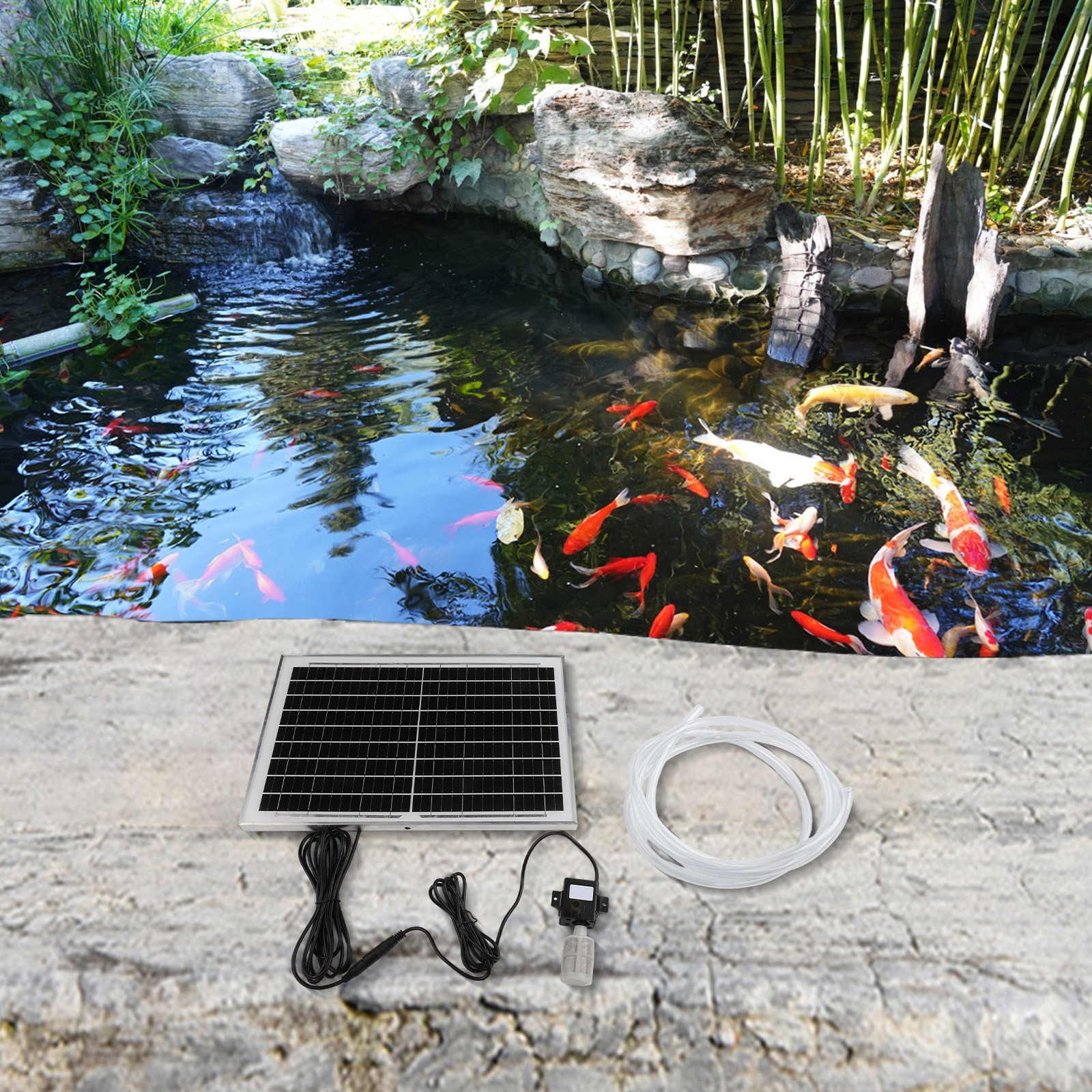 10W Solar Water Pump with Filter for Aquariums and Fish Pond Applications