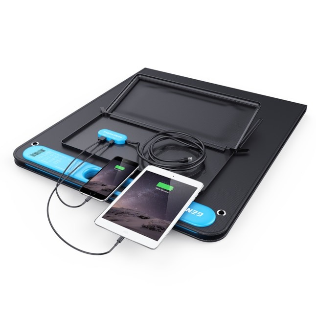 Geneverse SP1 Black Portable Solar Power Kit (Refurbished) 8mm Charge Port