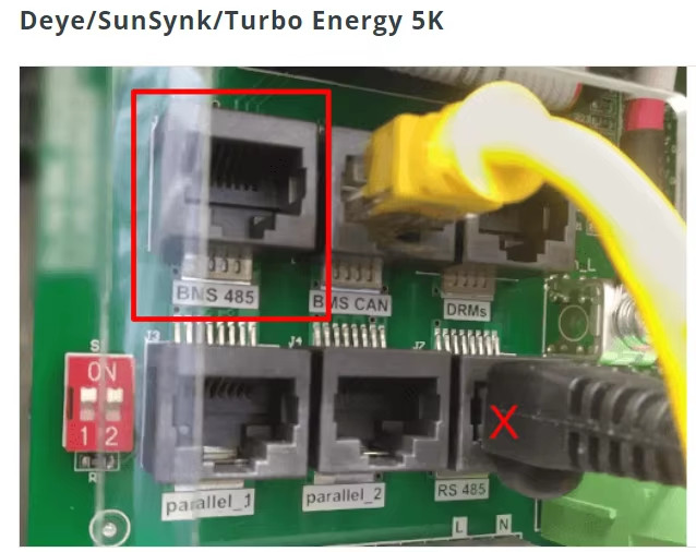 Deye SunSynk Sol-Ark Inverters RS485 USB Communication Programming Cable Solar