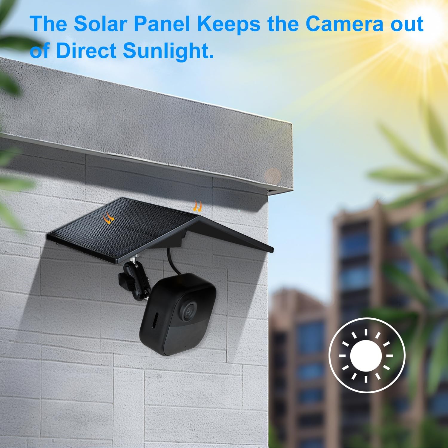 Solar Panel for Blink Outdoor 4 (4th Gen) /2K+/3rd Gen/XT/XT2, Perfect View A…